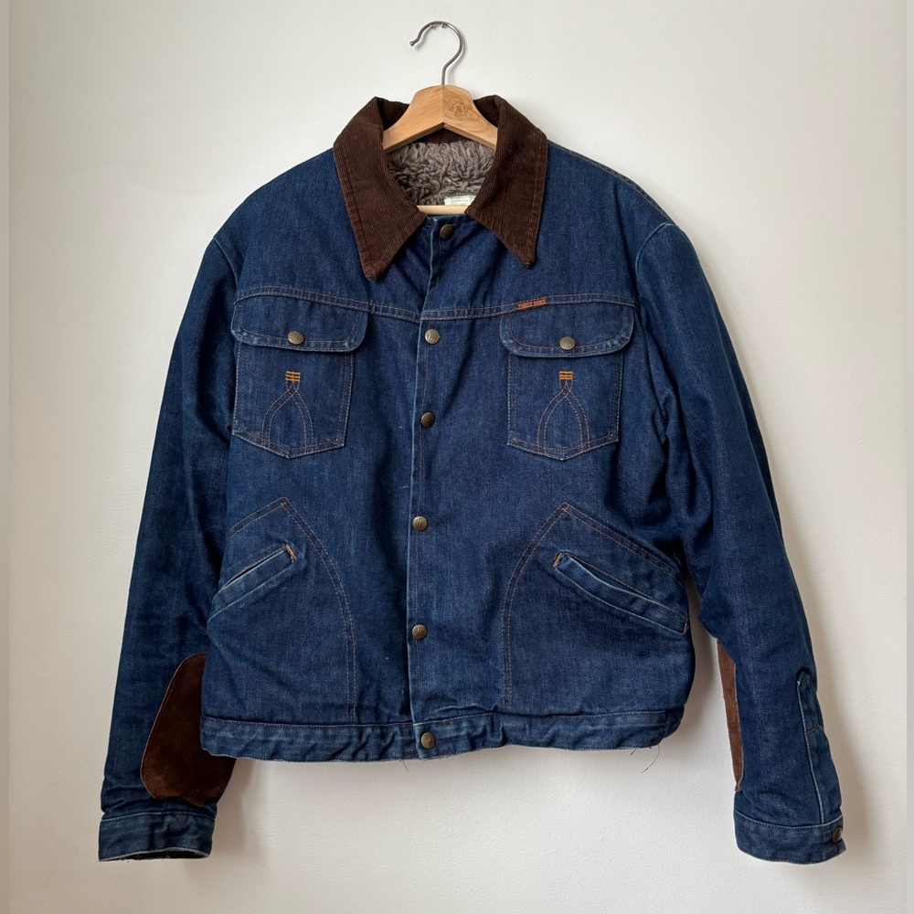 Vintage Three Bars denim jacket
